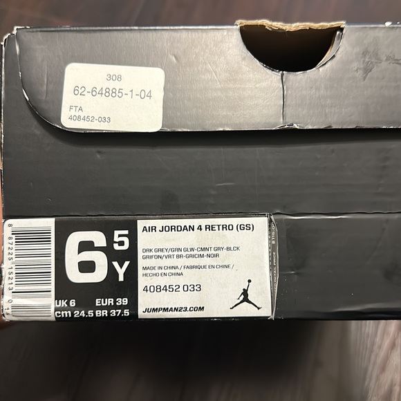 Air Jordan 4 Retro “Green Glow” - Picture 8 of 8